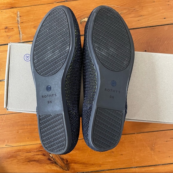 Rothy's Metallic Lattice Stitch Loafers - Picture 6 of 9